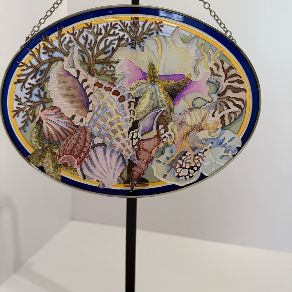 Hand painted Coastal Suncatcher by Amia